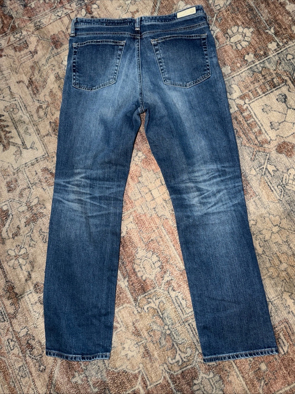 Ag Adriano Goldschmied Women’s Boot Cut Jeans in Dark Blue Wash